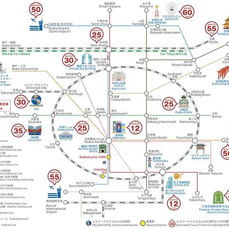 Eslead Hotel Namba Daikokucho Osaka Luaran gambar
